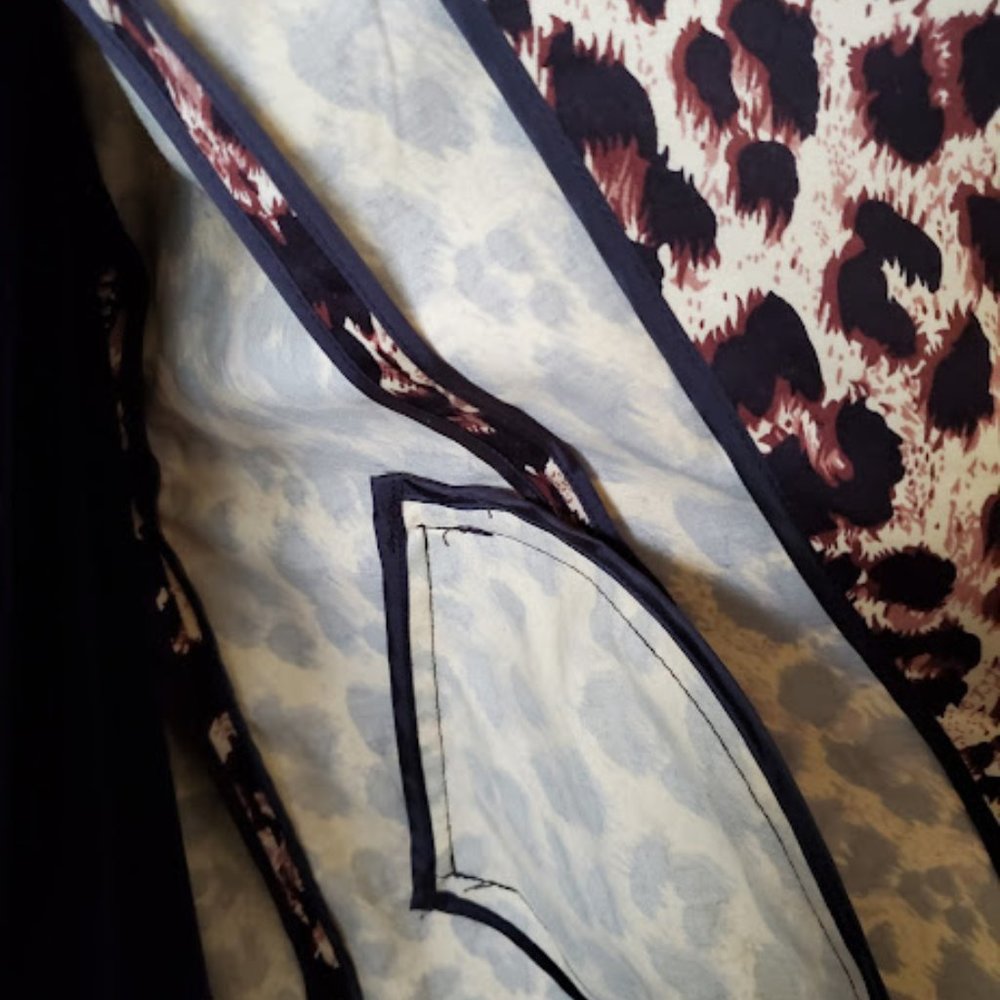 VERTIGO PARIS Cheetah Leopard Trench Jacket - Picture 8 of 11